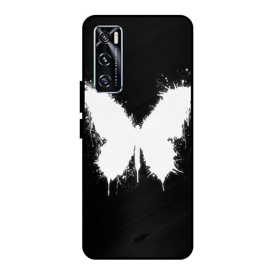 Magic Butterfly Metal Back Case for Vivo V20 SE