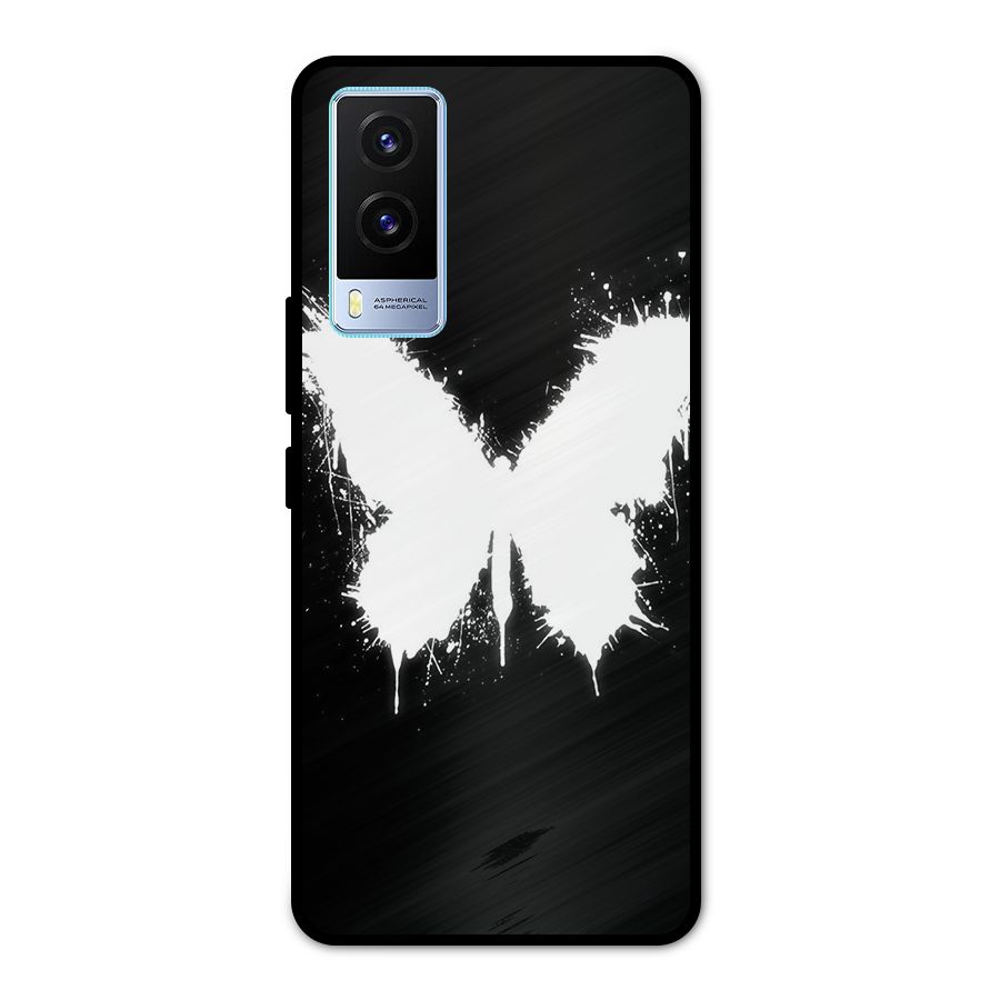 Magic Butterfly Metal Back Case for Vivo V21e 5G