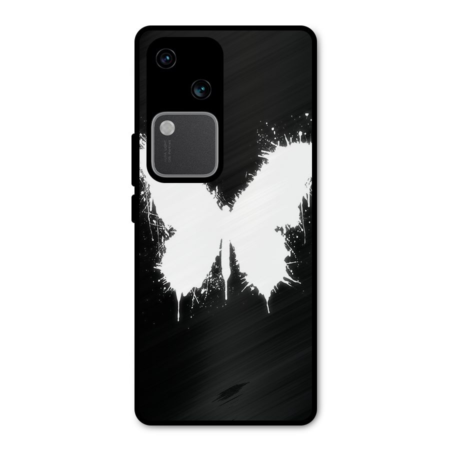 Magic Butterfly Metal Back Case for Vivo V30