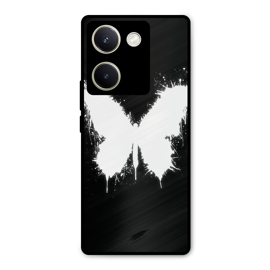 Magic Butterfly Metal Back Case for Vivo Y200 Pro
