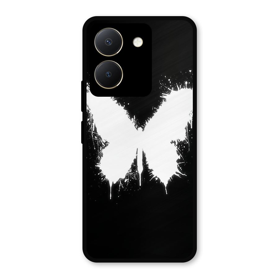 Magic Butterfly Metal Back Case for Vivo Y36