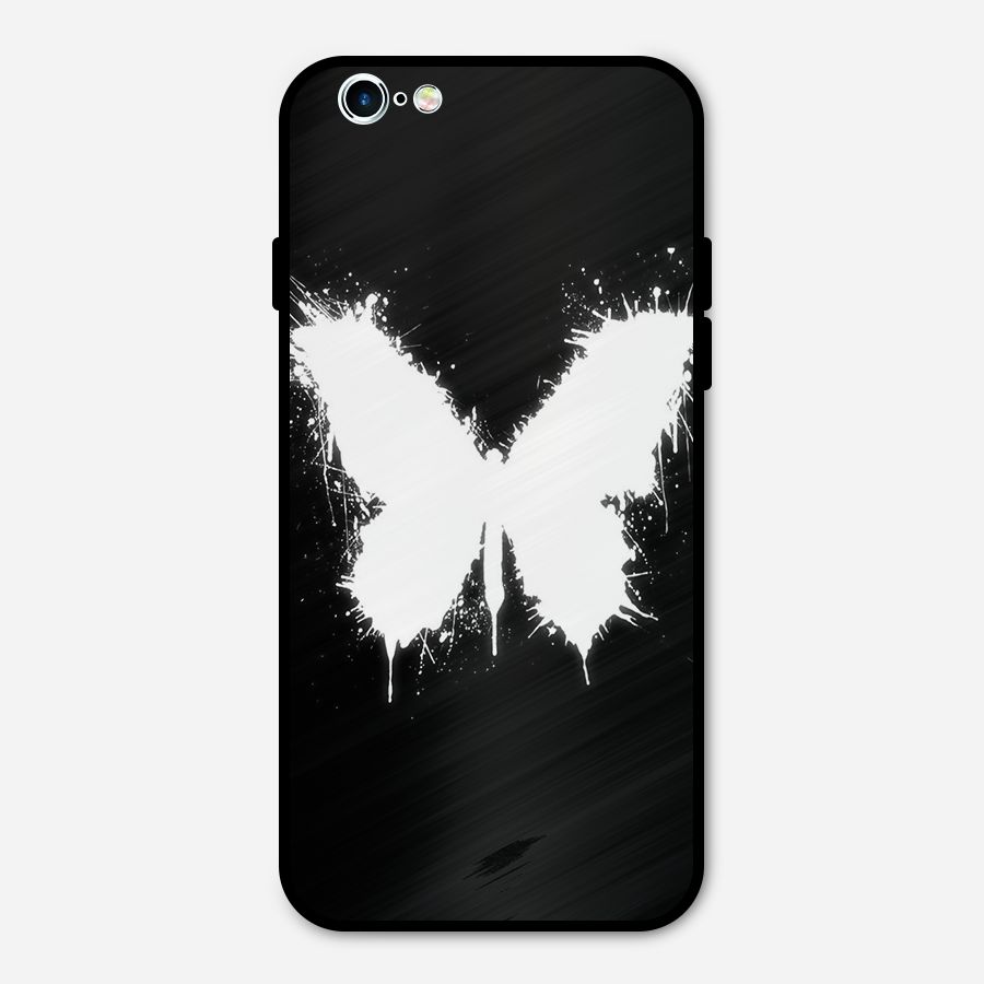 Magic Butterfly Metal Back Case for iPhone 6 6s