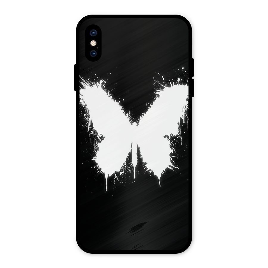 Magic Butterfly Metal Back Case for iPhone XS Max
