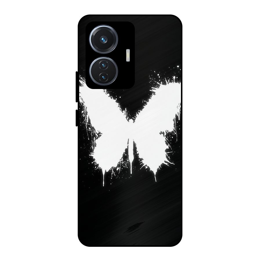 Magic Butterfly Metal Back Case for iQOO Z6 44W