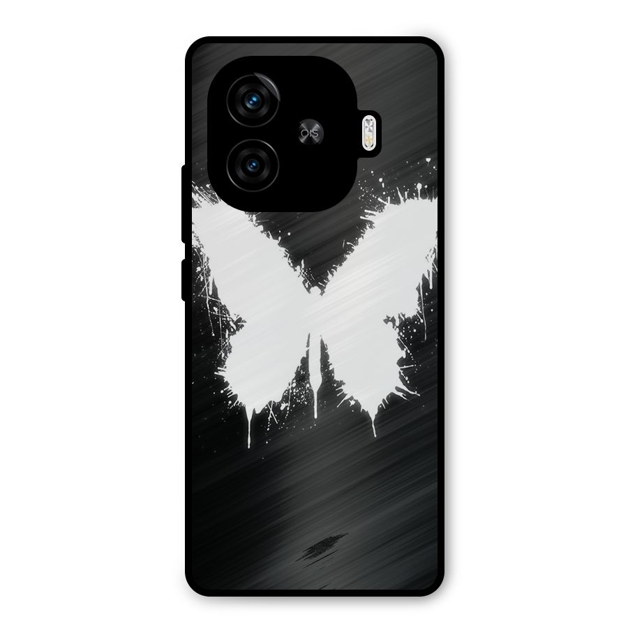 Magic Butterfly Metal Back Case for iQOO Z9 Turbo