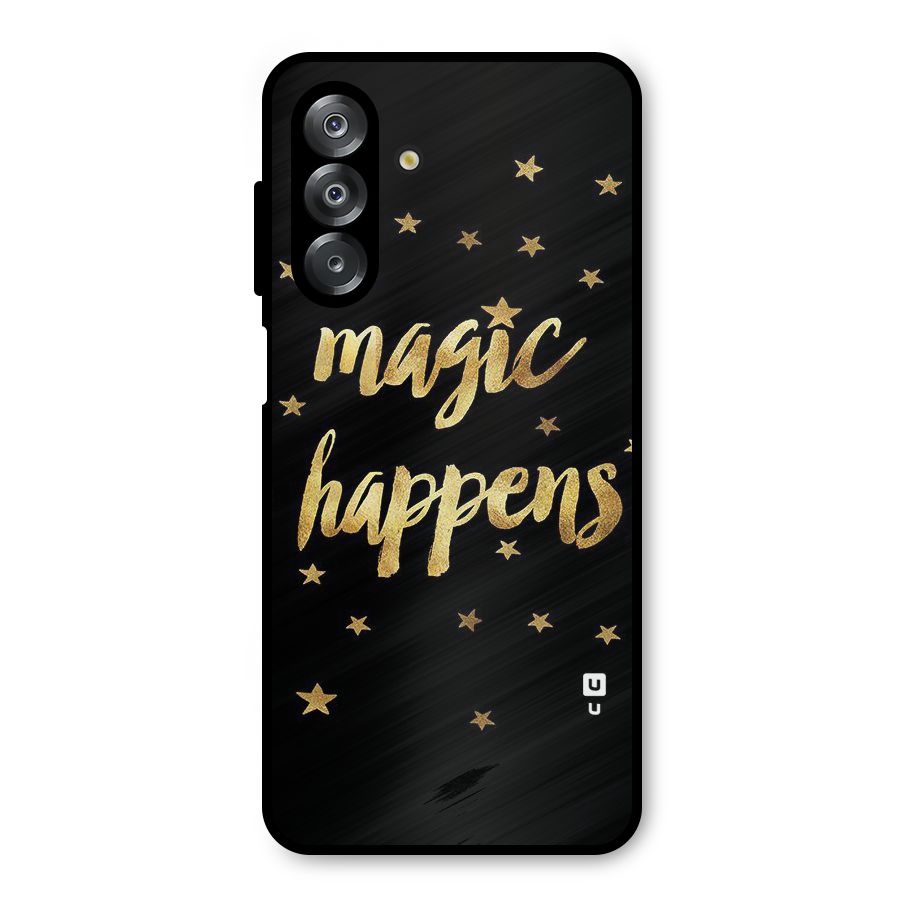 Magic Happens Metal Back Case for Galaxy A26