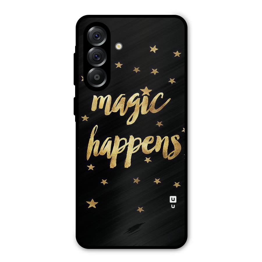 Magic Happens Metal Back Case for Galaxy A36