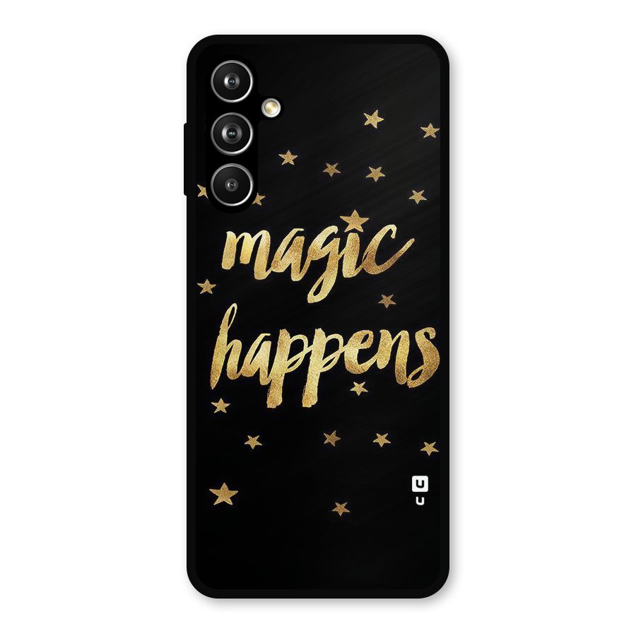 Magic Happens Metal Back Case for Galaxy F54