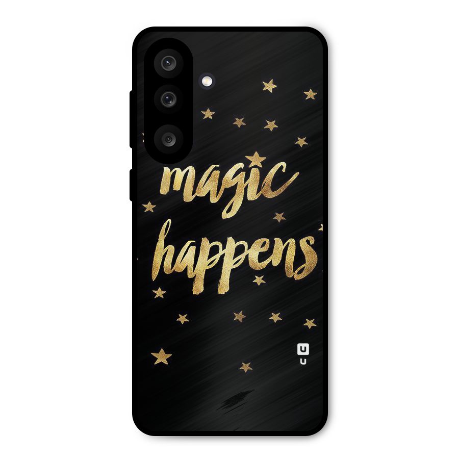 Magic Happens Metal Back Case for Galaxy M56