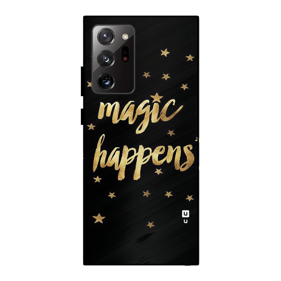 Magic Happens Metal Back Case for Galaxy Note 20 Ultra
