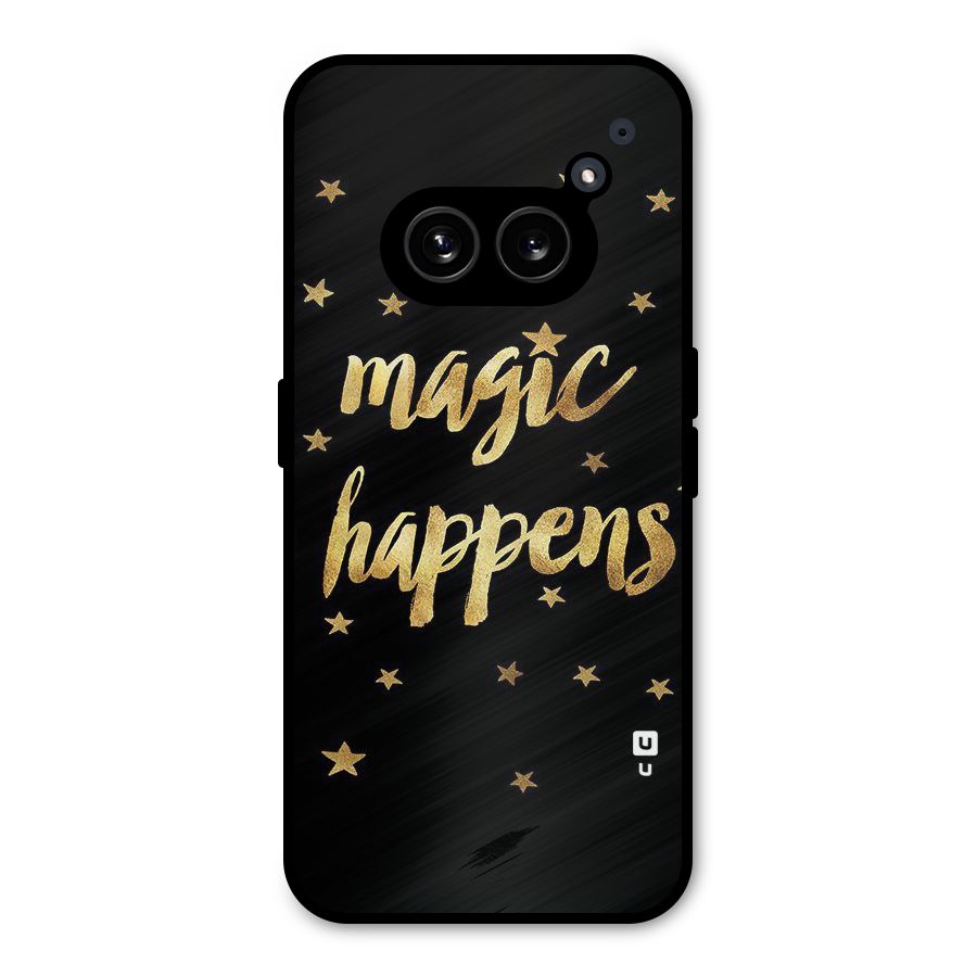 Magic Happens Metal Back Case for Nothing Phone 2a Plus