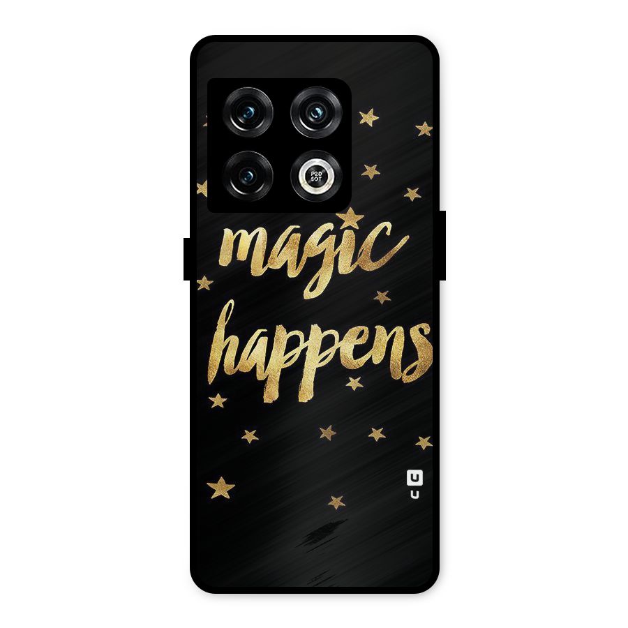 Magic Happens Metal Back Case for OnePlus 10 Pro 5G