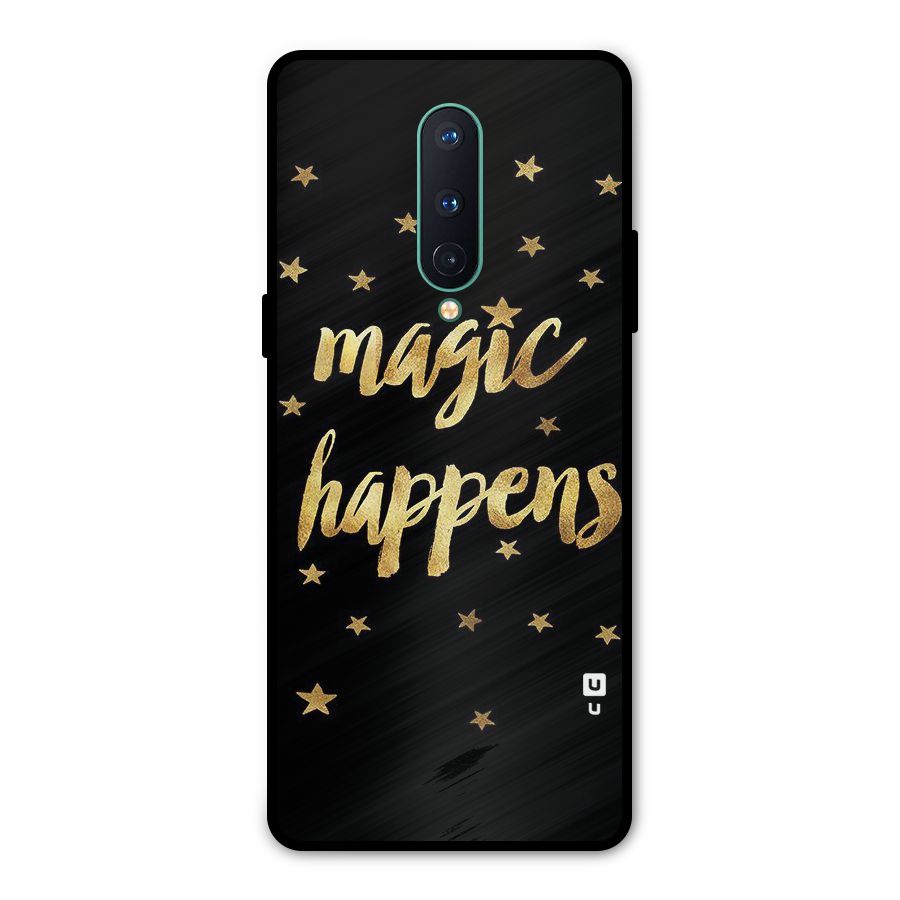 Magic Happens Metal Back Case for OnePlus 8