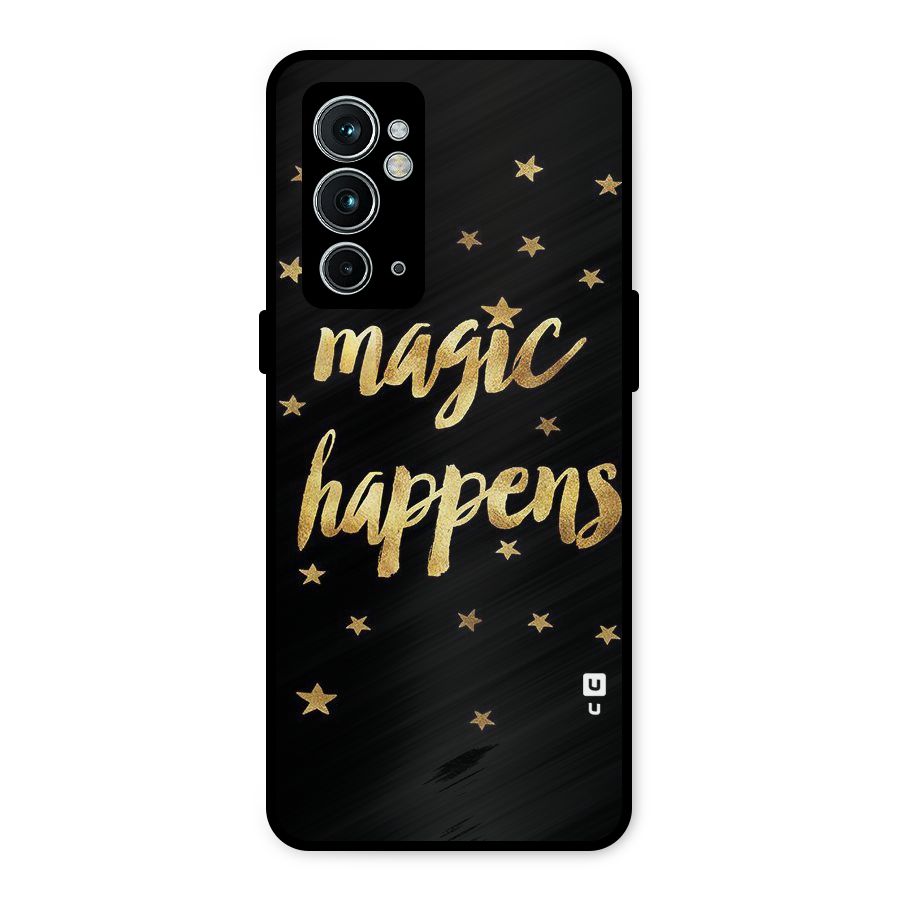 Magic Happens Metal Back Case for OnePlus 9RT 5G