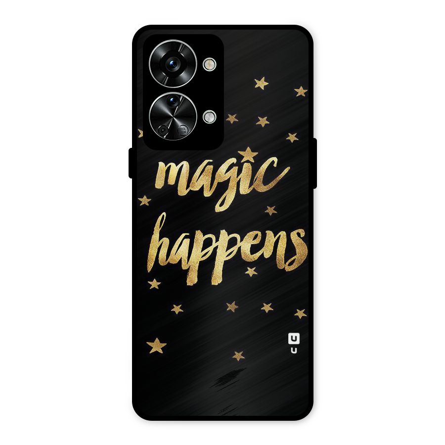 Magic Happens Metal Back Case for OnePlus Nord 2T