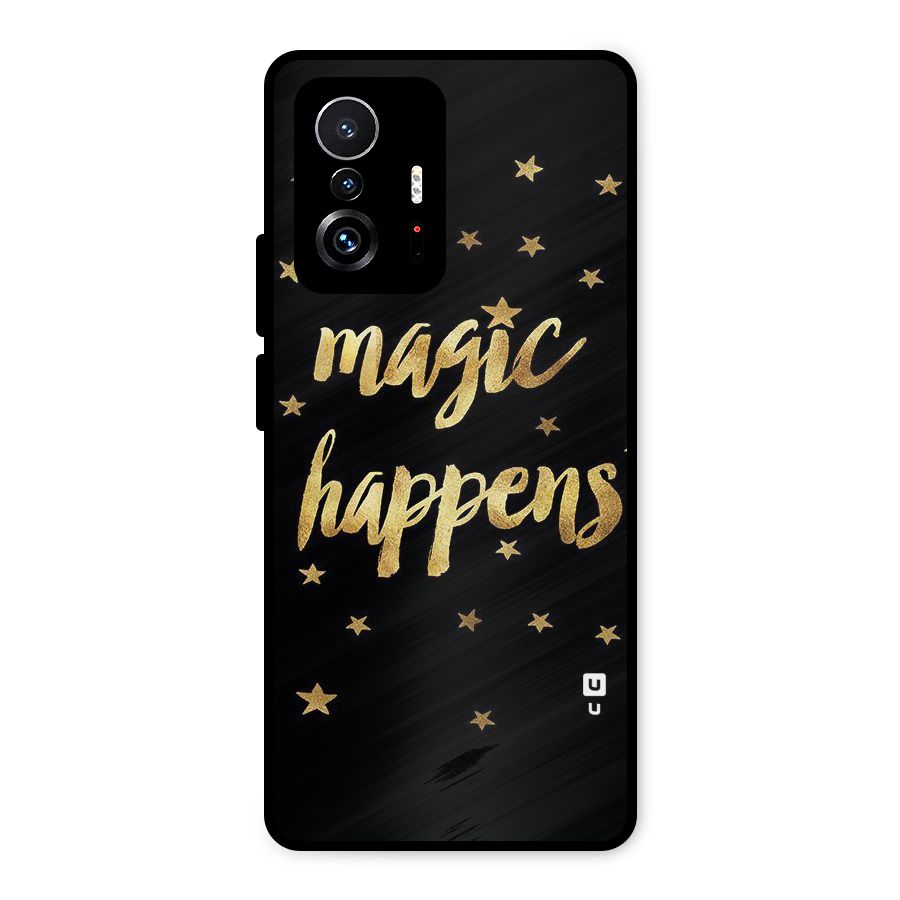 Magic Happens Metal Back Case for Xiaomi 11T Pro