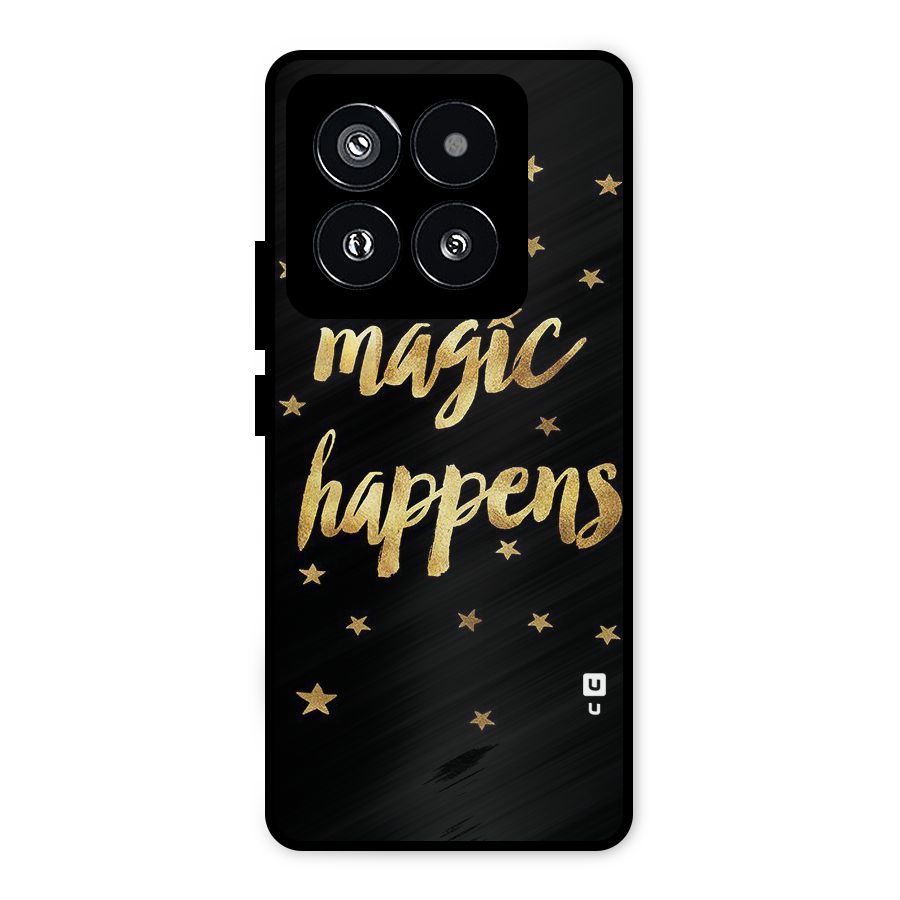 Magic Happens Metal Back Case for Xiaomi 14 Pro