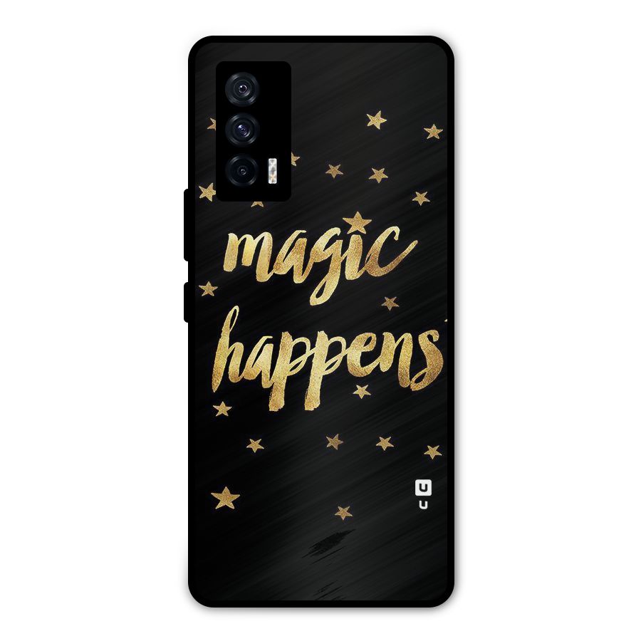 Magic Happens Metal Back Case for iQOO 7 5G