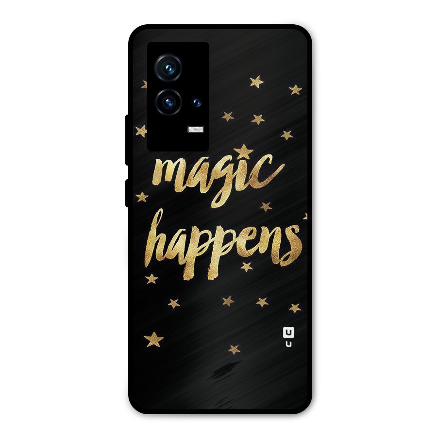 Magic Happens Metal Back Case for iQOO 9 5G