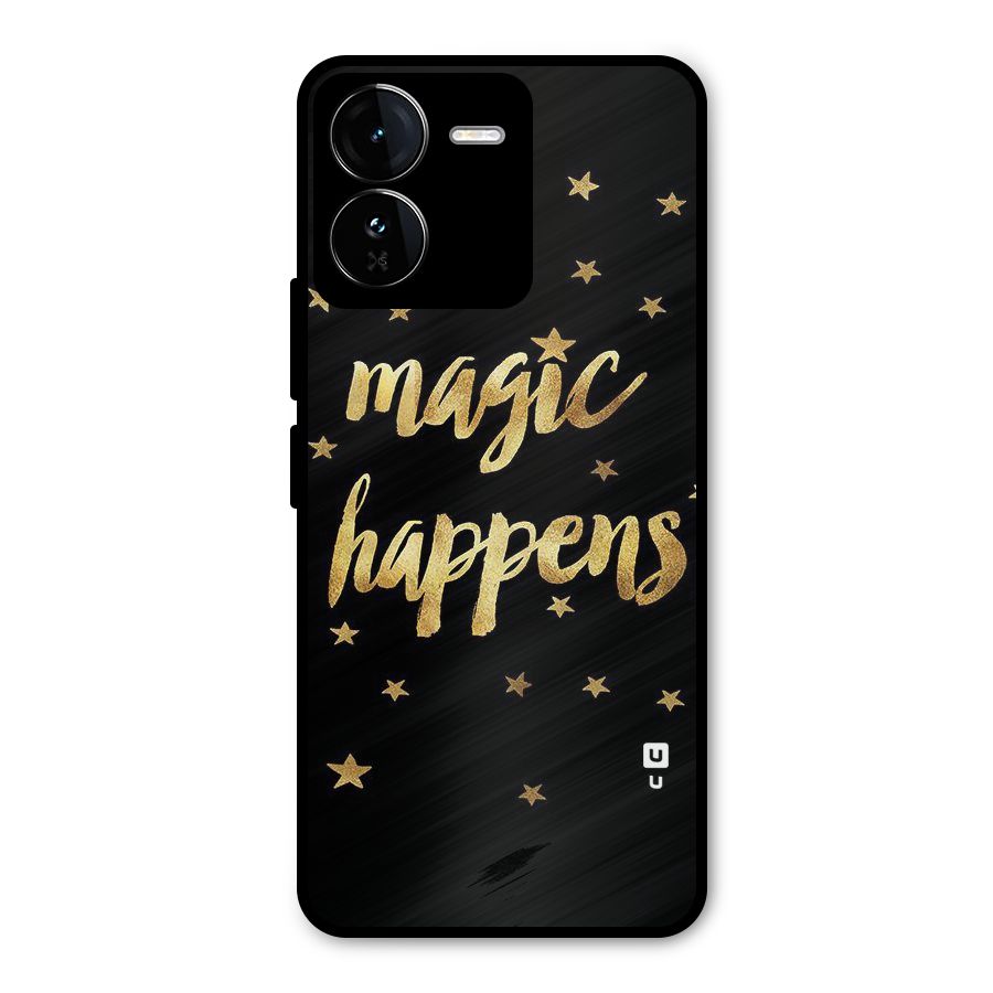 Magic Happens Metal Back Case for iQOO Z9