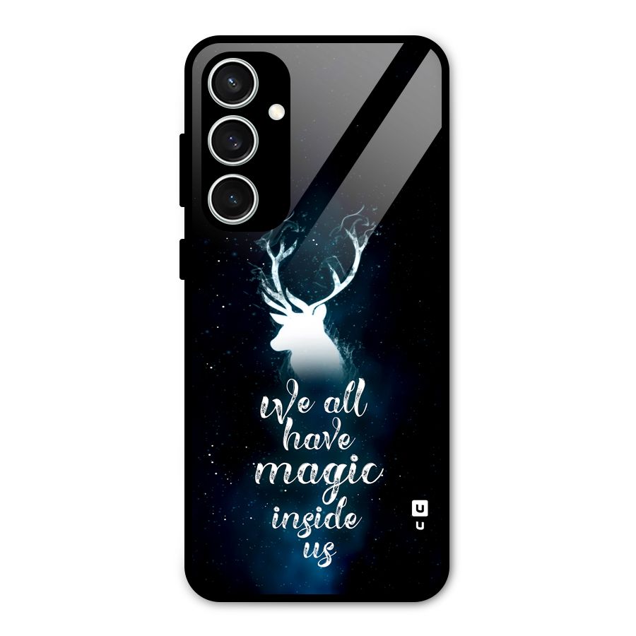 Magic Inside Glass Back Case for Galaxy S23 FE
