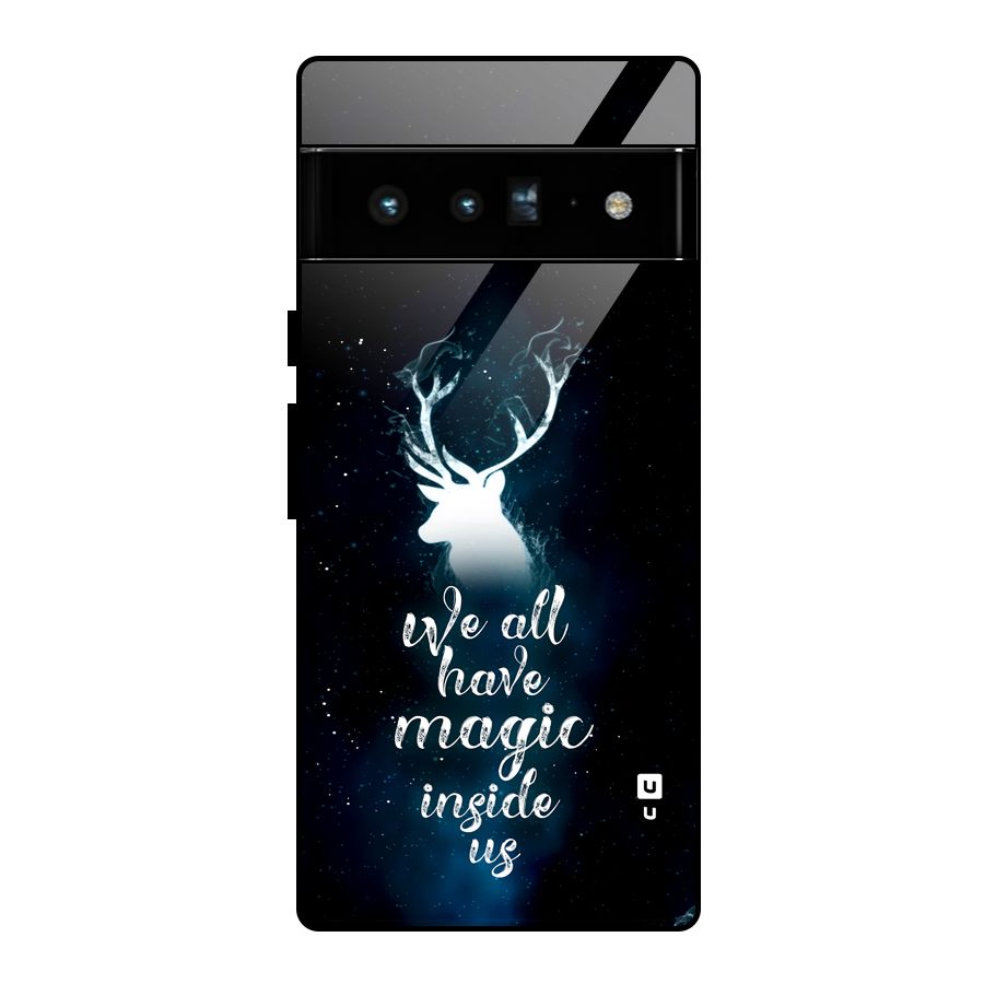 Magic Inside Glass Back Case for Google Pixel 6 Pro