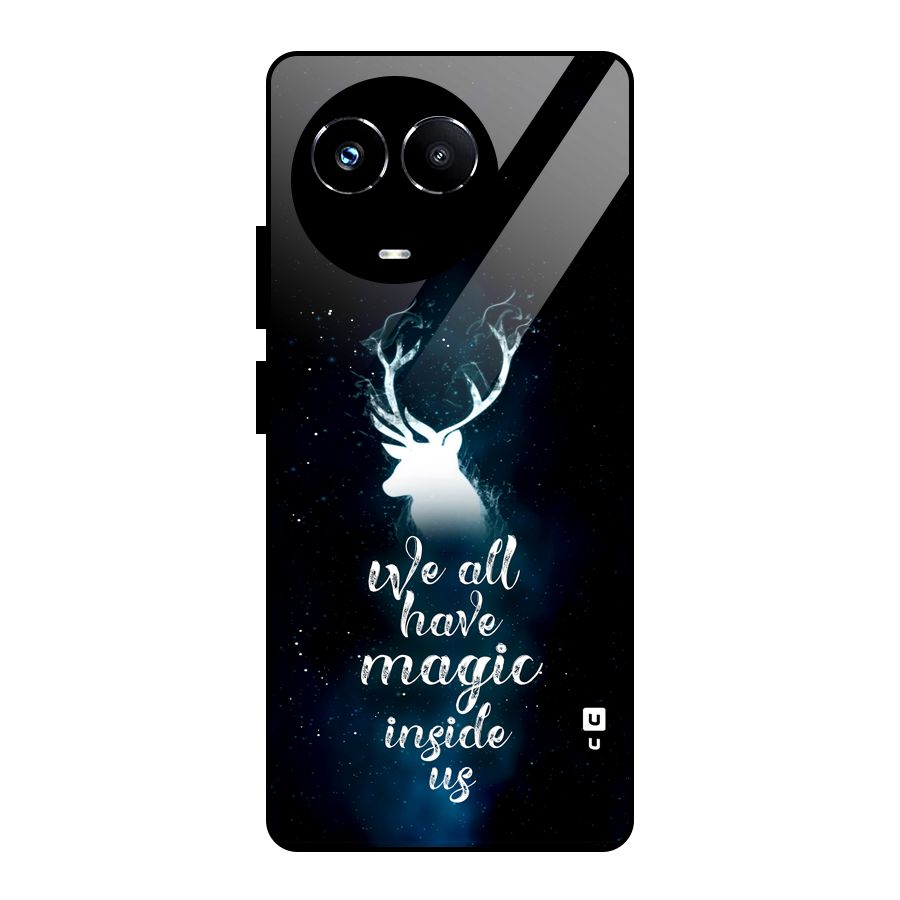 Magic Inside Glass Back Case for Realme 11X