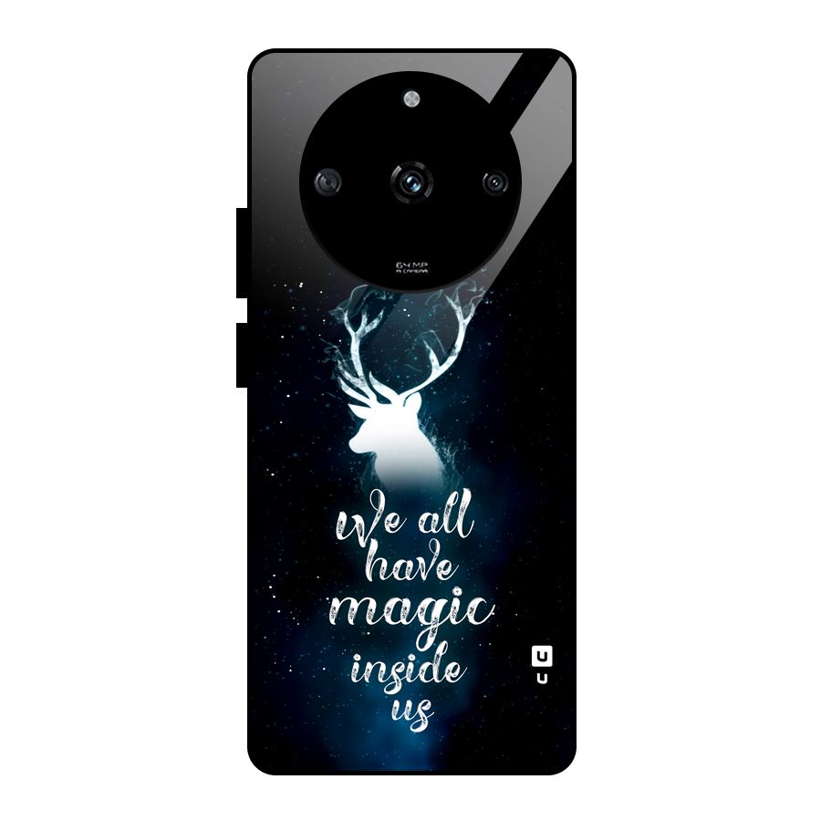 Magic Inside Glass Back Case for Realme Narzo 60 5G