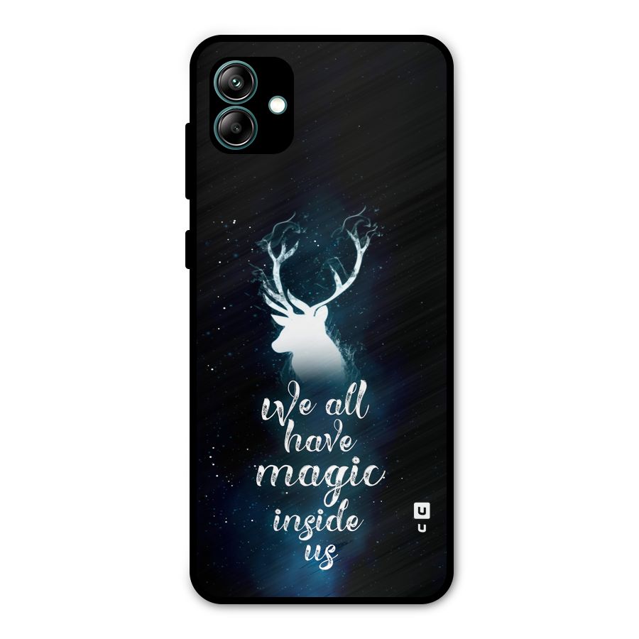 Magic Inside Metal Back Case for Galaxy A04