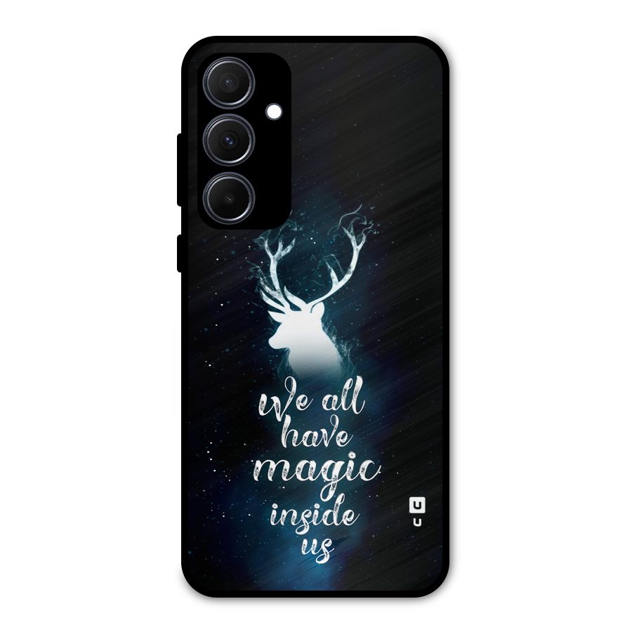 Magic Inside Metal Back Case for Galaxy A35
