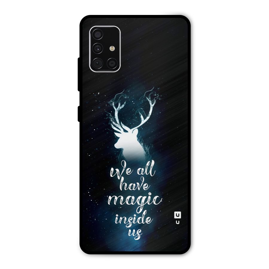 Magic Inside Metal Back Case for Galaxy A51