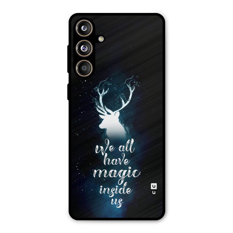 Magic Inside Metal Back Case for Galaxy F55