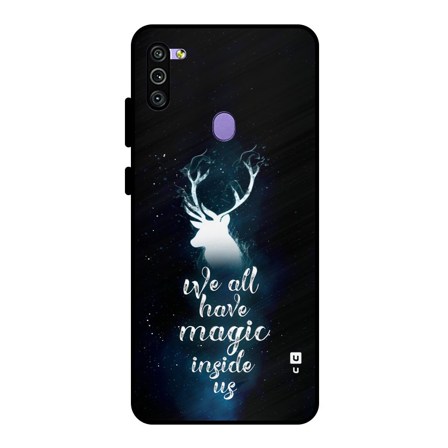 Magic Inside Metal Back Case for Galaxy M11