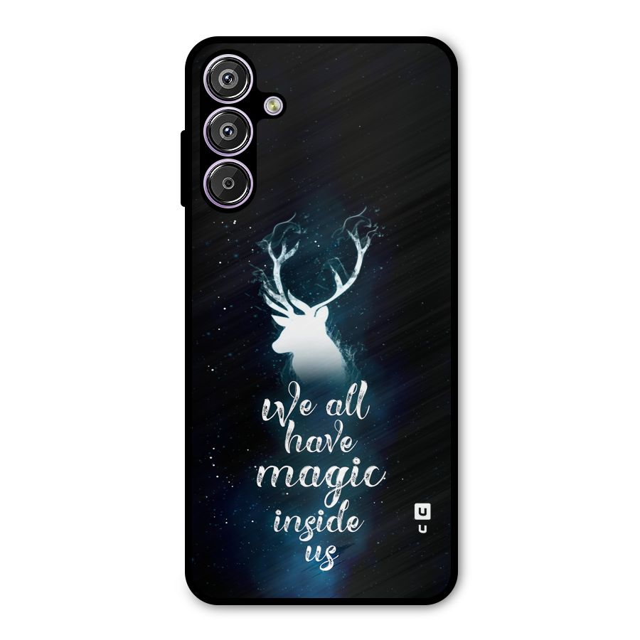 Magic Inside Metal Back Case for Galaxy M15