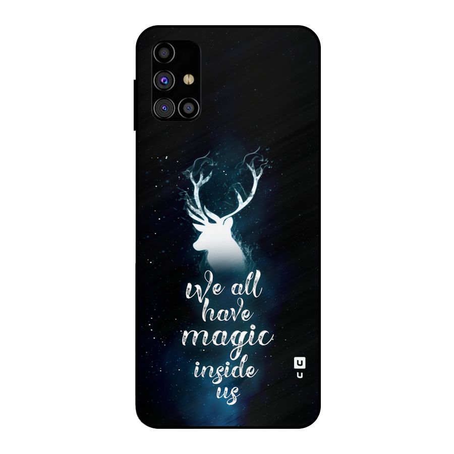 Magic Inside Metal Back Case for Galaxy M31s