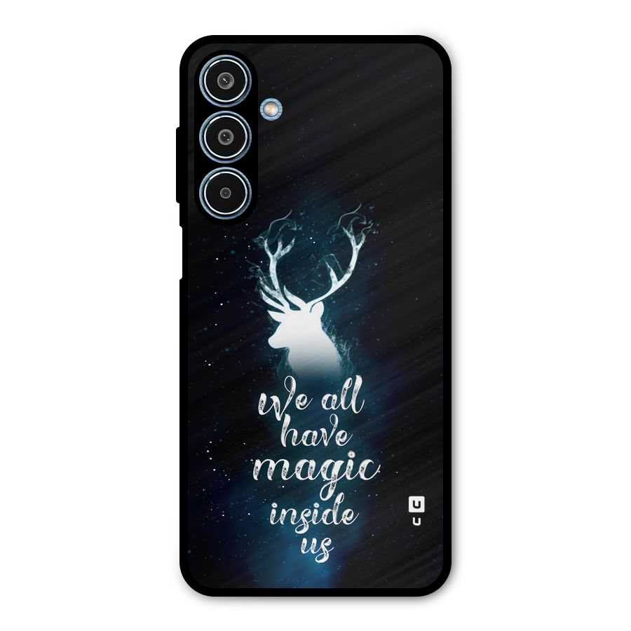 Magic Inside Metal Back Case for Galaxy M35