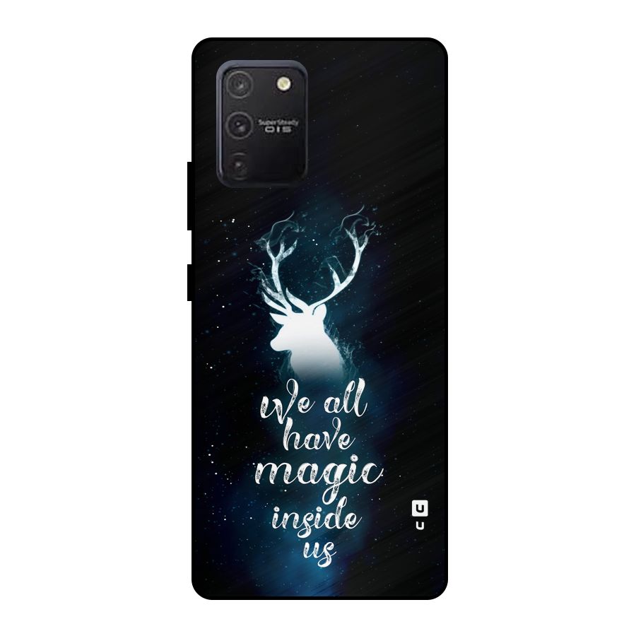 Magic Inside Metal Back Case for Galaxy S10 Lite