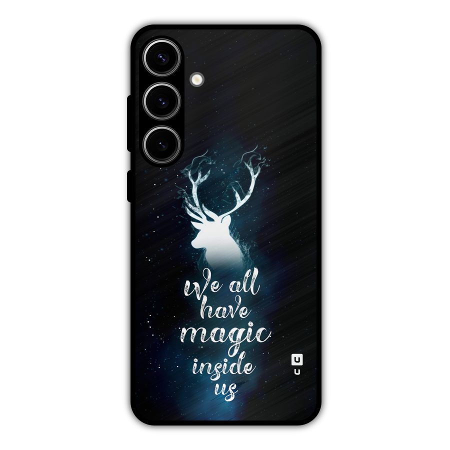 Magic Inside Metal Back Case for Galaxy S24 Plus