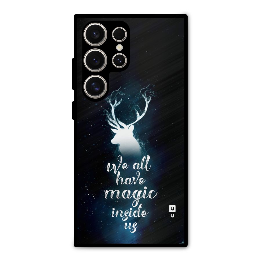 Magic Inside Metal Back Case for Galaxy S24 Ultra