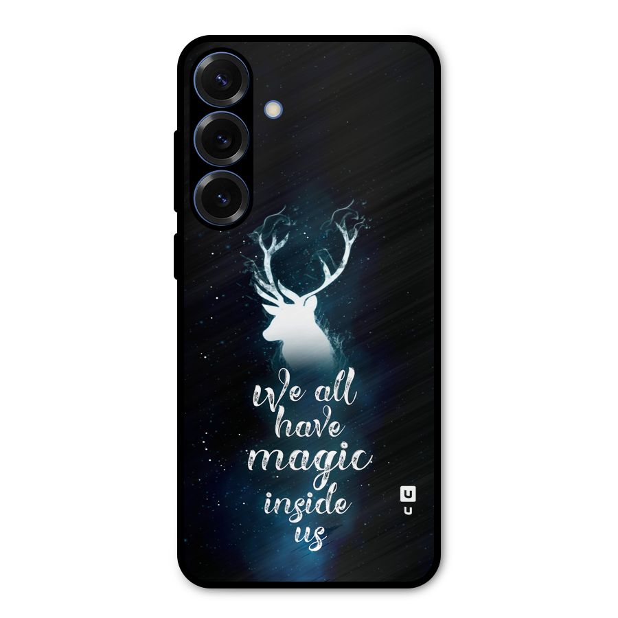 Magic Inside Metal Back Case for Galaxy S25 Plus