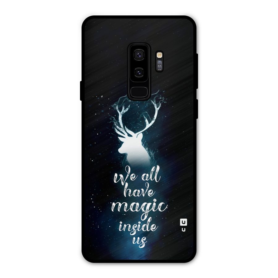 Magic Inside Metal Back Case for Galaxy S9 Plus