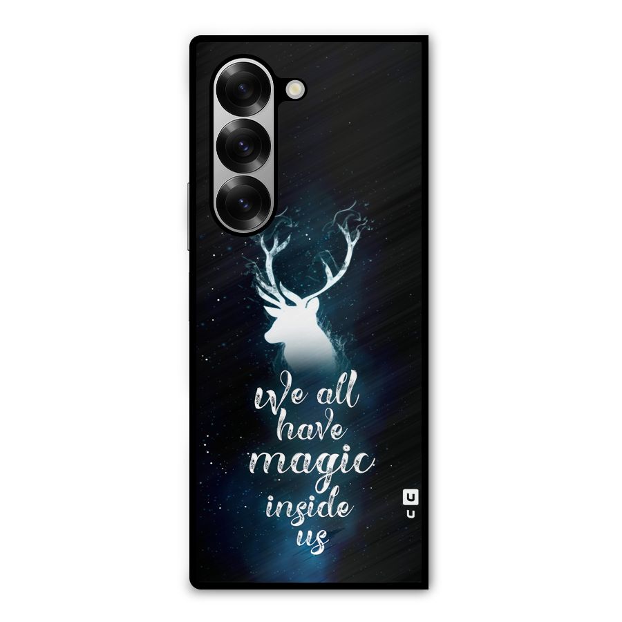 Magic Inside Metal Back Case for Galaxy Z Fold6
