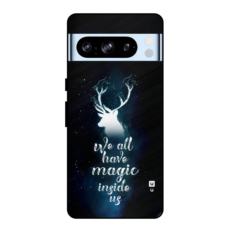 Magic Inside Metal Back Case for Google Pixel 8 Pro