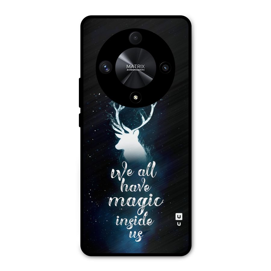 Magic Inside Metal Back Case for Honor X9b