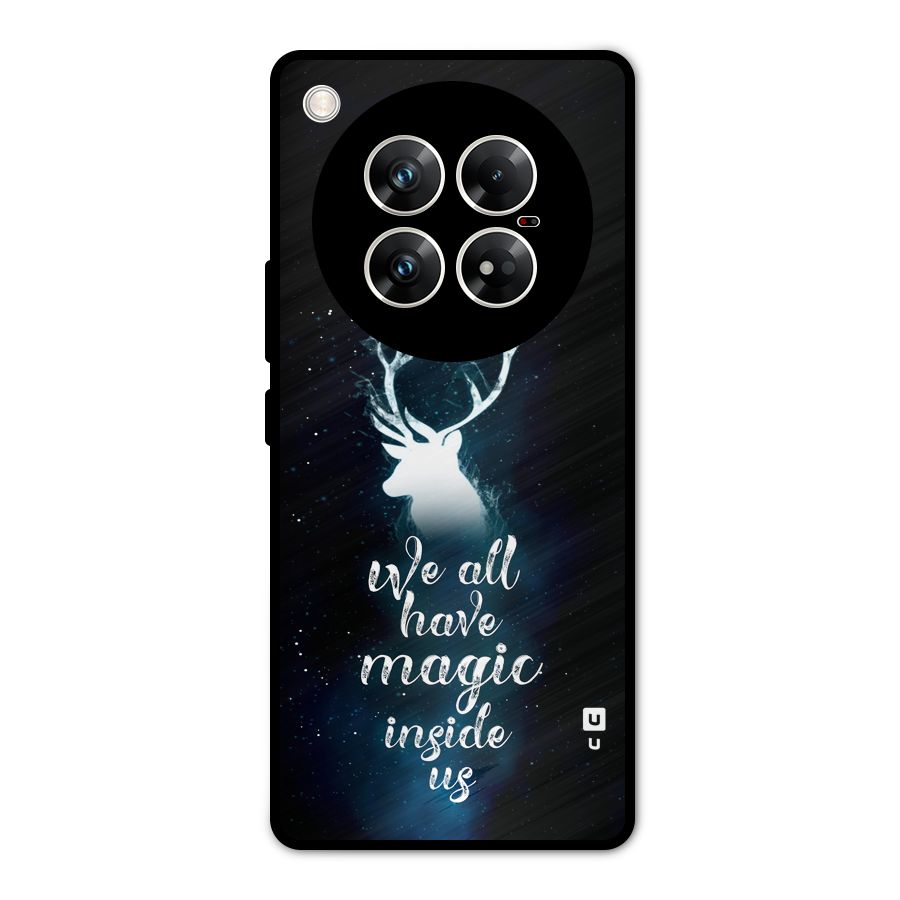 Magic Inside Metal Back Case for Infinix Zero 40 5G