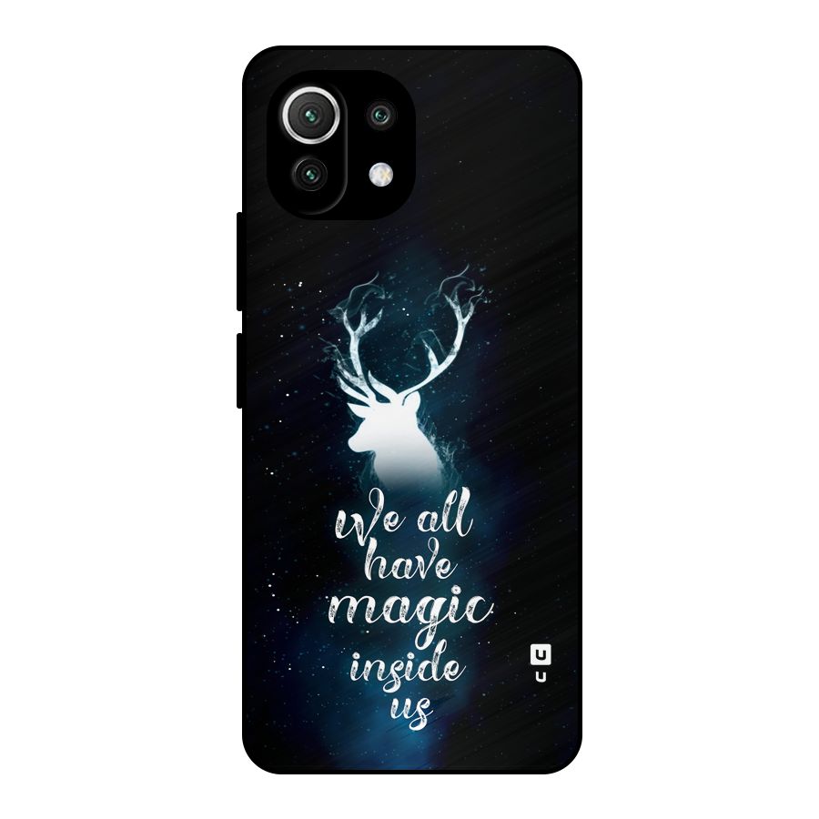 Magic Inside Metal Back Case for Mi 11 Lite NE 5G
