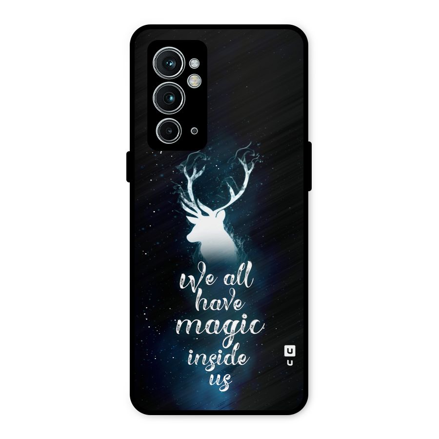 Magic Inside Metal Back Case for OnePlus 9RT 5G