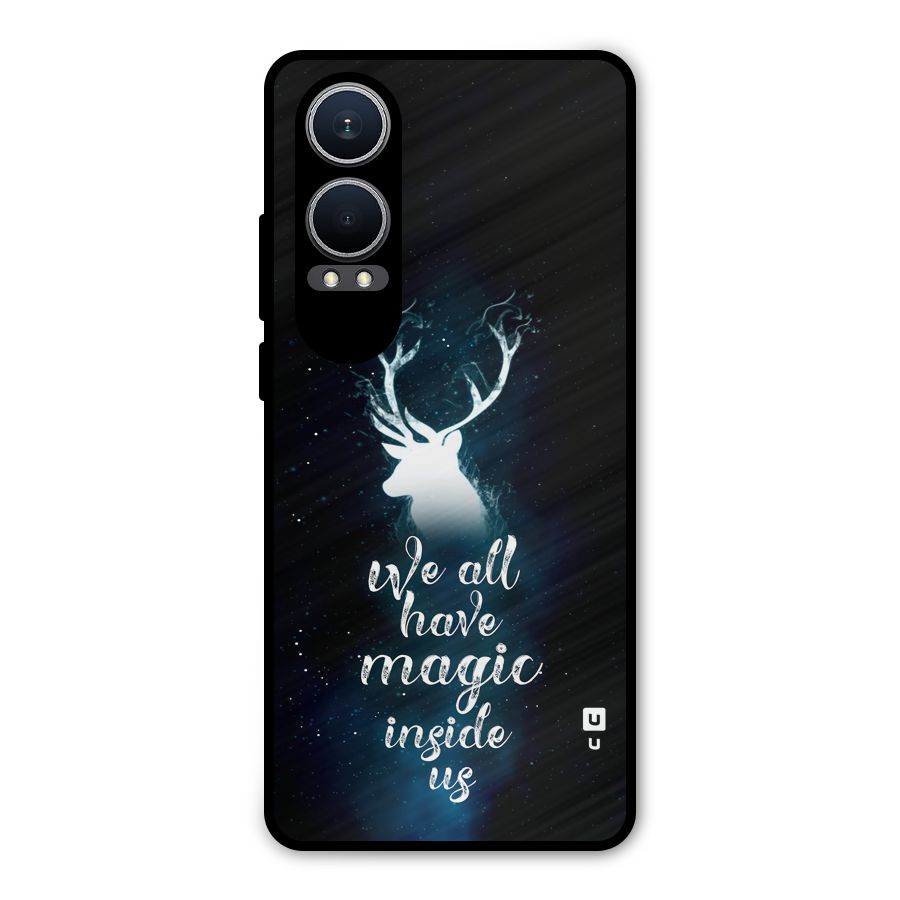 Magic Inside Metal Back Case for OnePlus Nord CE4 Lite