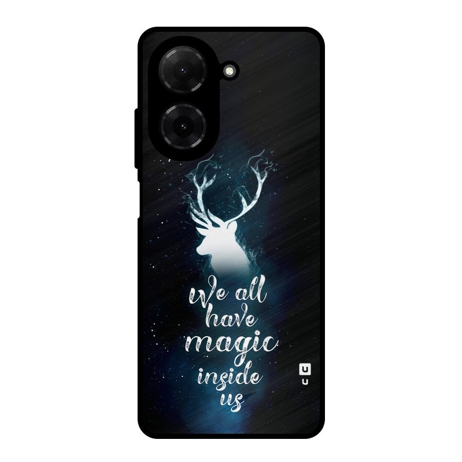 Magic Inside Metal Back Case for Poco C71