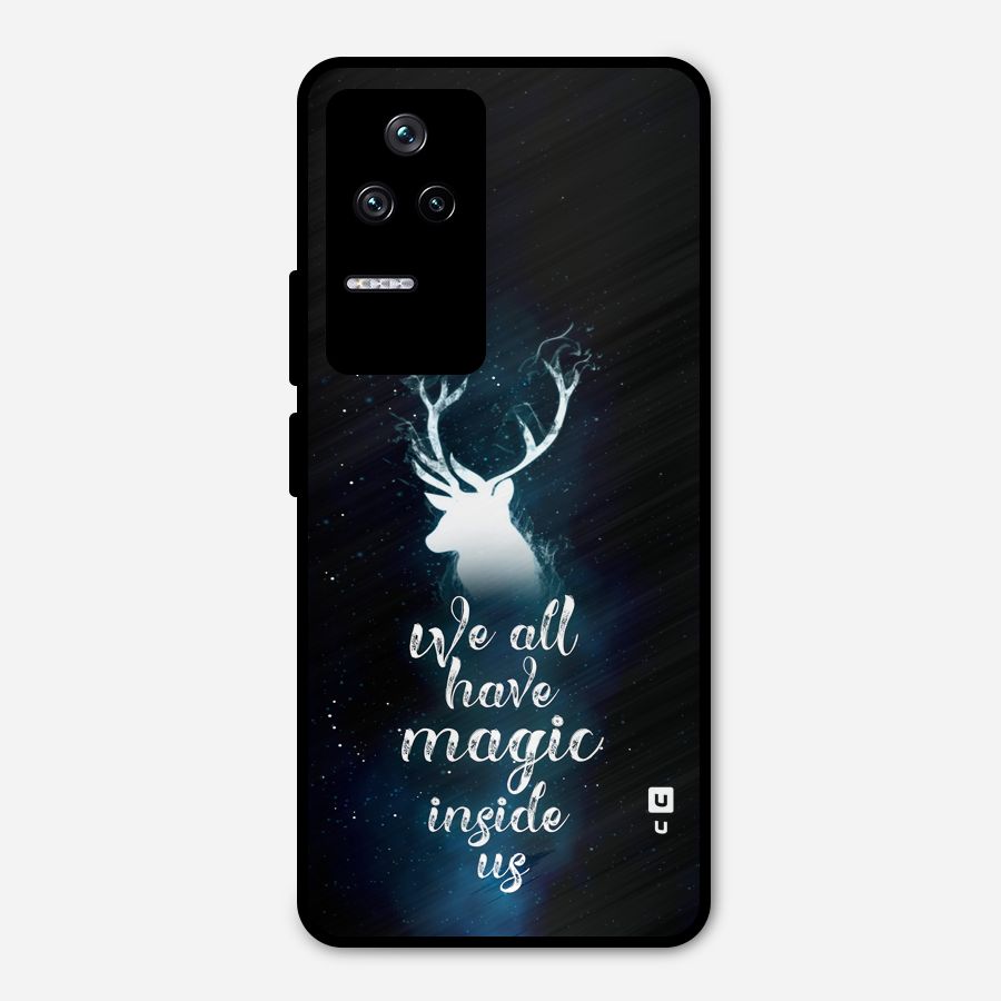 Magic Inside Metal Back Case for Poco F4 5G